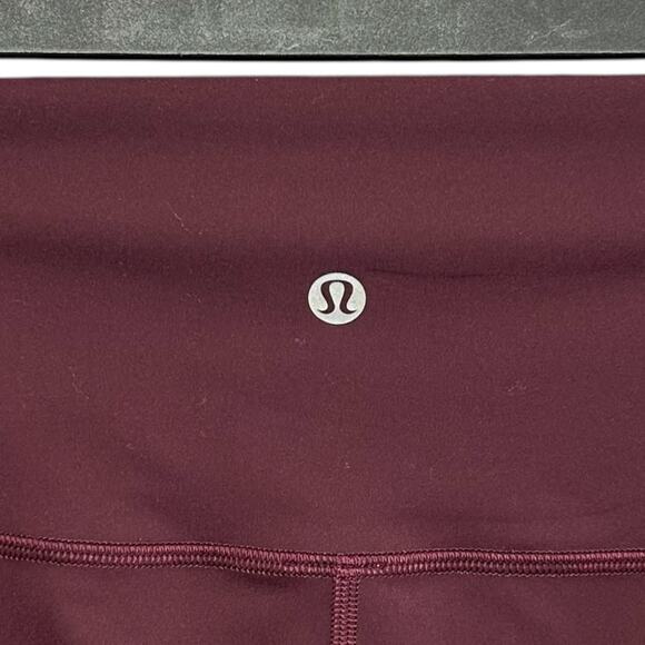 lululemon athletica Burgundy Leggings - Picture 3 of 4